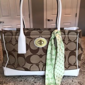 Coach purse with sash